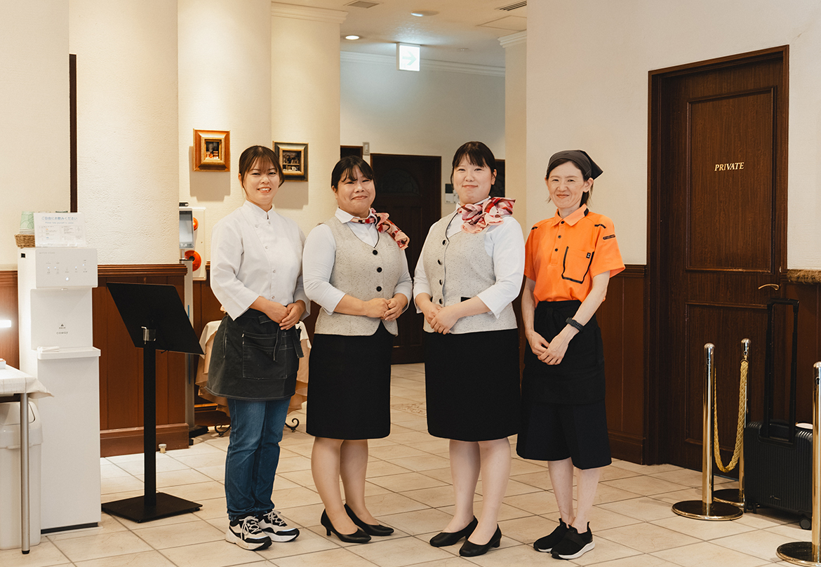 温かなチームワーク